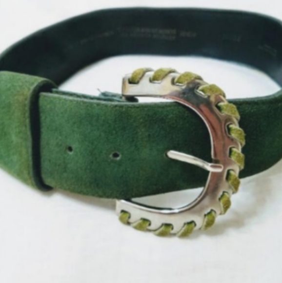 Vintage EMMANUEL Leather Suede Belt Made in Canada - Picture 3 of 4